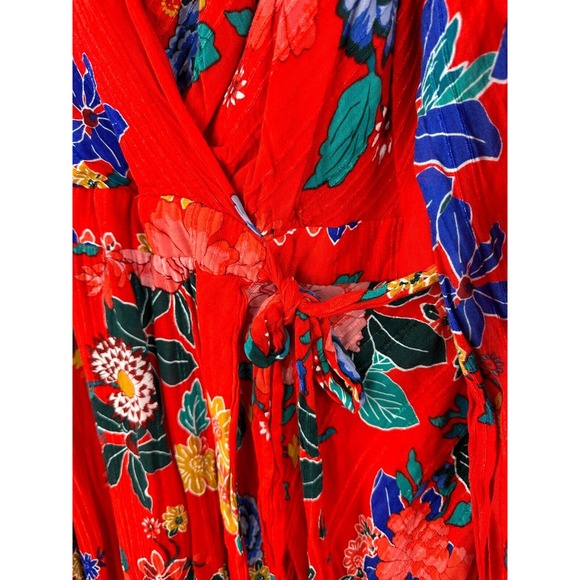 by Anthropologie Boswell Textured Wrap Tunic Faux Wrap Dress Plus Size 24W - Picture 14 of 16